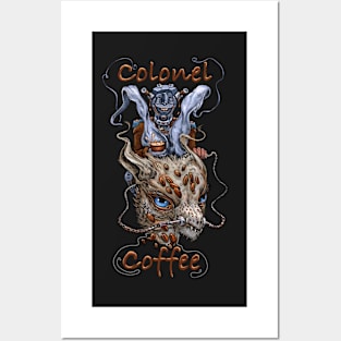 Colonel Coffee on Cappuccino Posters and Art